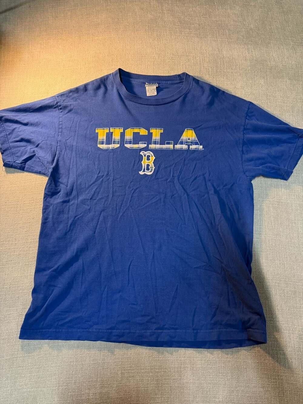 Vintage UCLA Bruins Plaid Graphic T-Shirt Made For Foot Locker